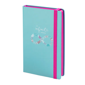 Undated - My Infinite Agenda - Teal with Magenta (180 Days) - 5" x 8.25", $29