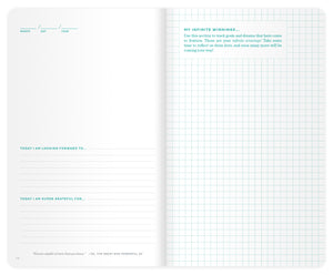 Undated - My Infinite Agenda - Blush with Rose Gold (180 Days) - 5" x 8.25", $29